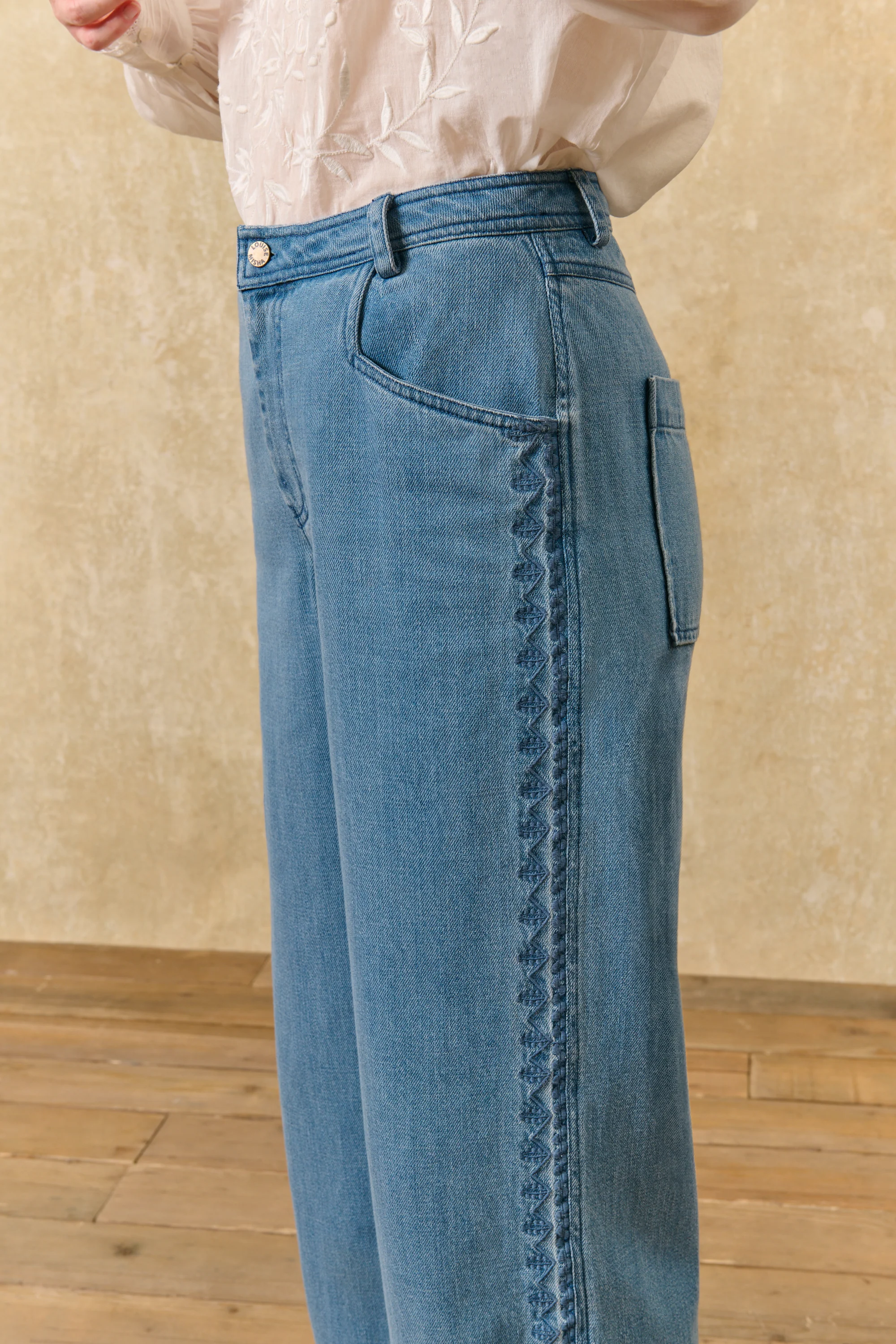Agnes Pants - Soft Blue - Image 2