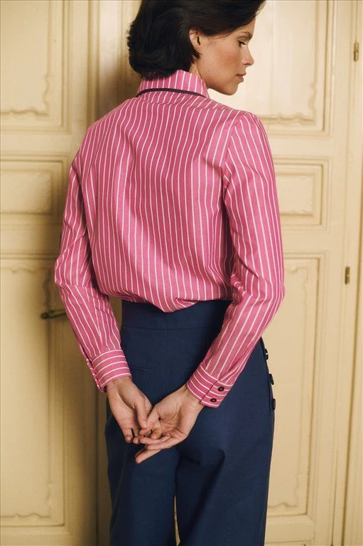 Ala Shirt - Fuchsia Stripes - Image 3