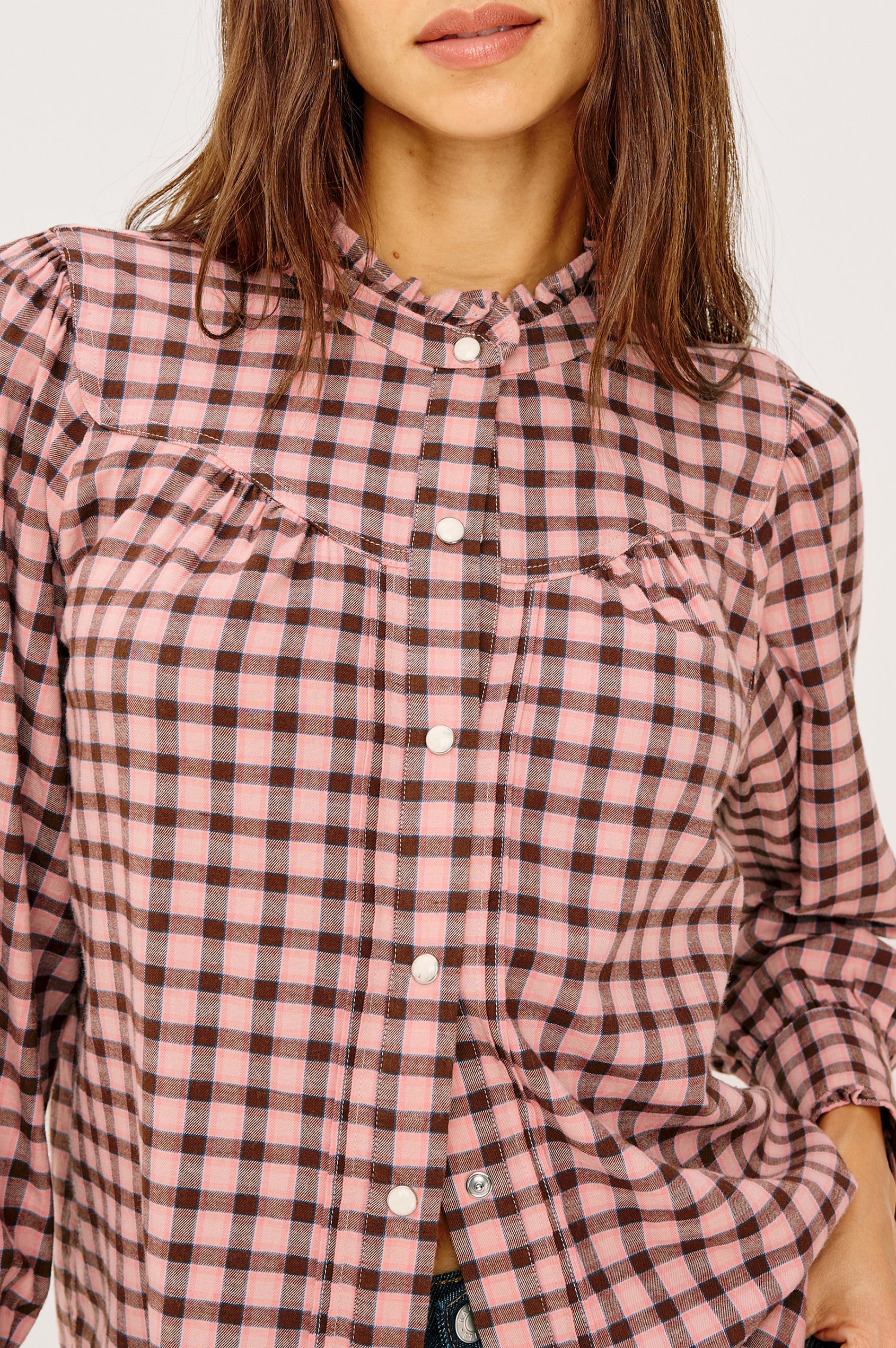 Alanna Blouse - Garnet Rose Cobalt - Image 2