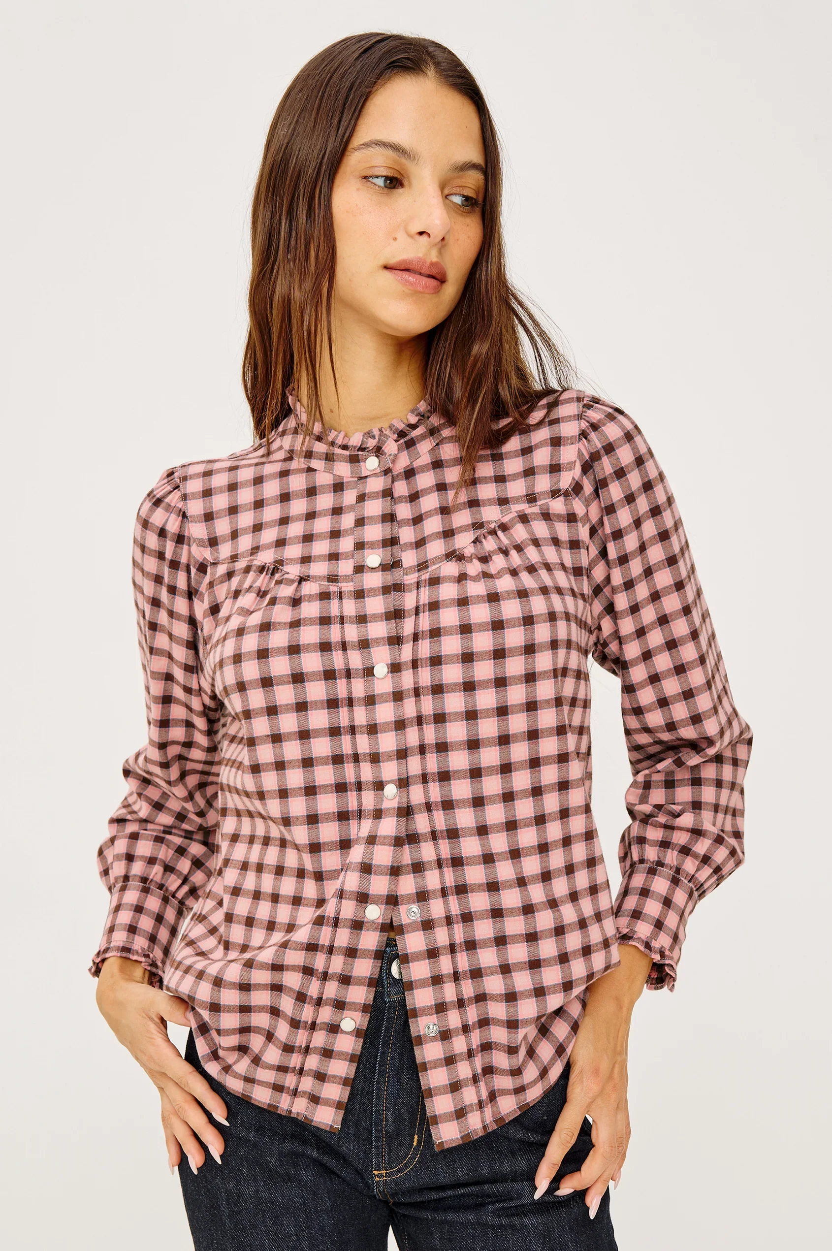 Alanna Blouse - Garnet Rose Cobalt - Image 4