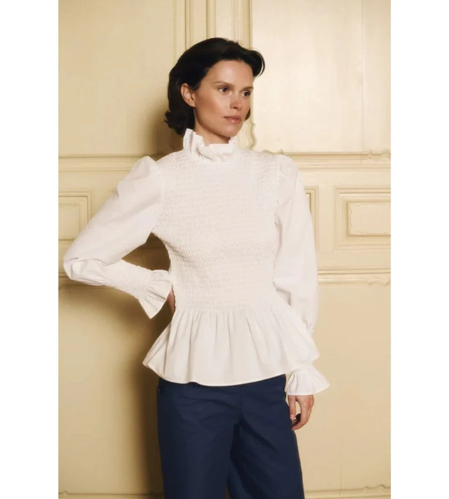 Aleria Shirt White