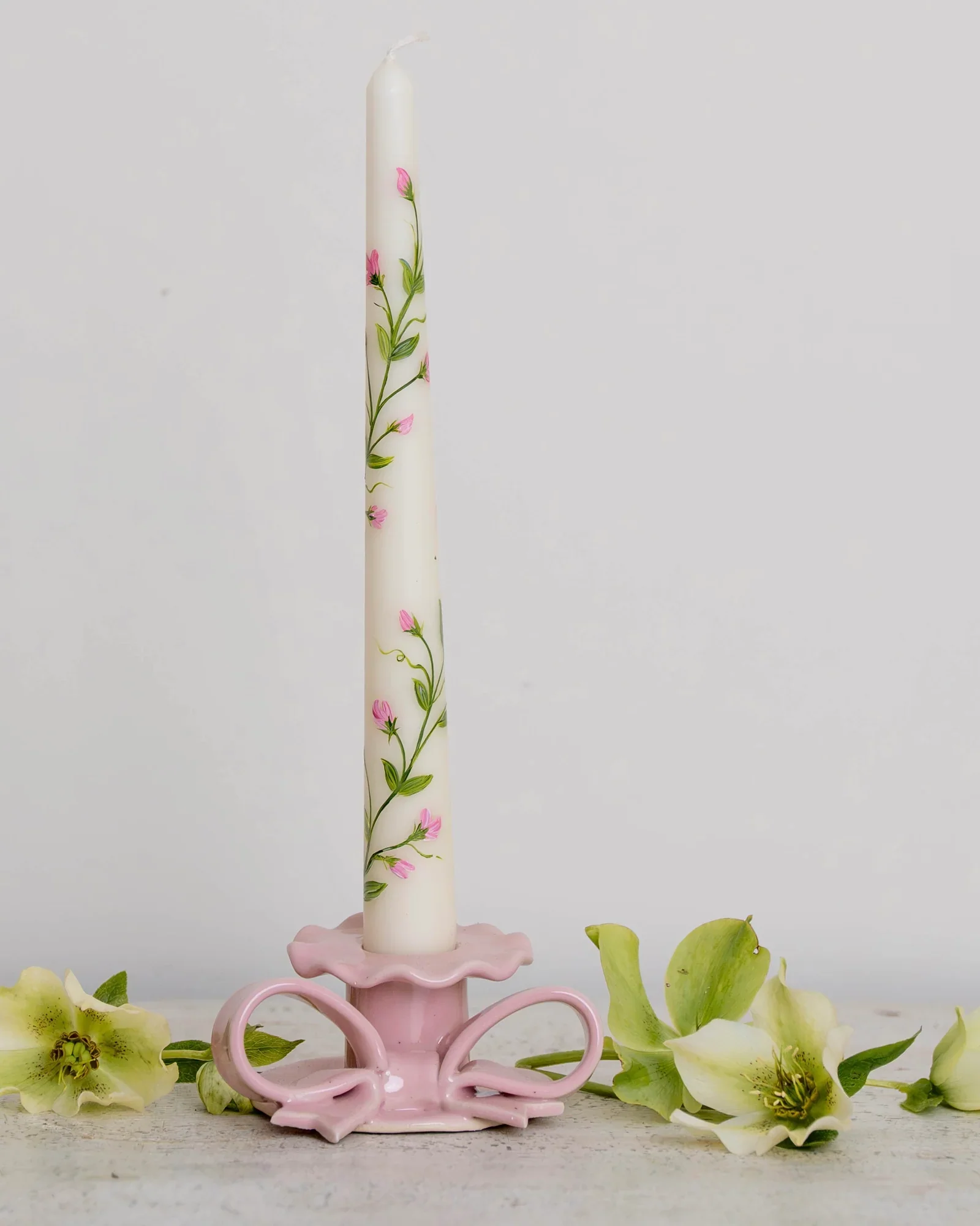 Bow Candle Holder - Pink - Image 2