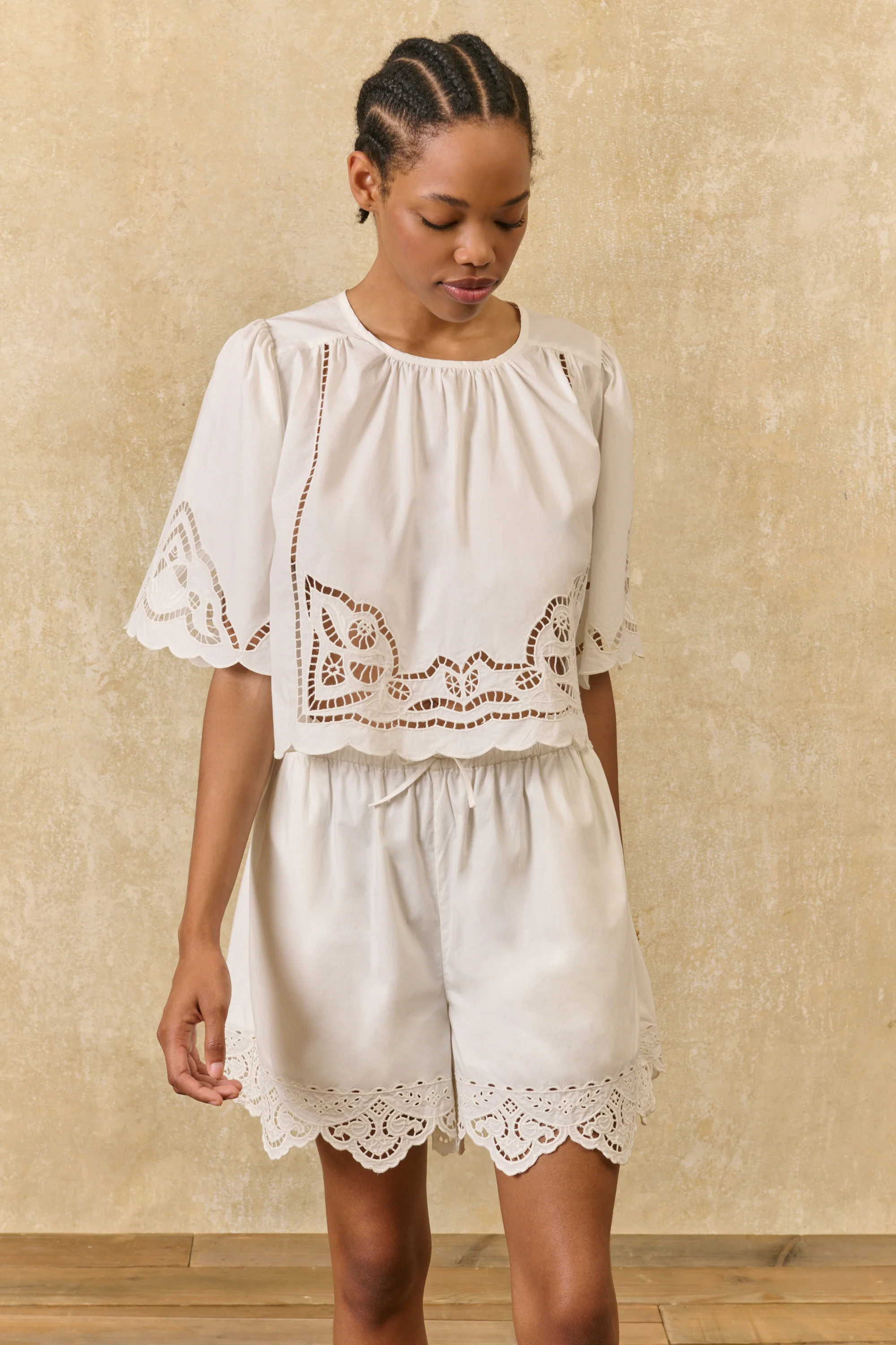 Boxi Shorts - Off White - Image 2