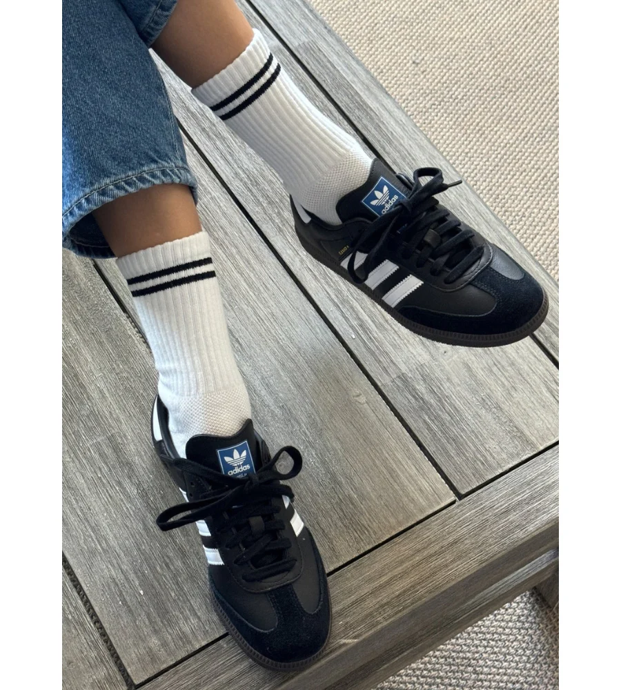 Boyfriend Socks - Classic White