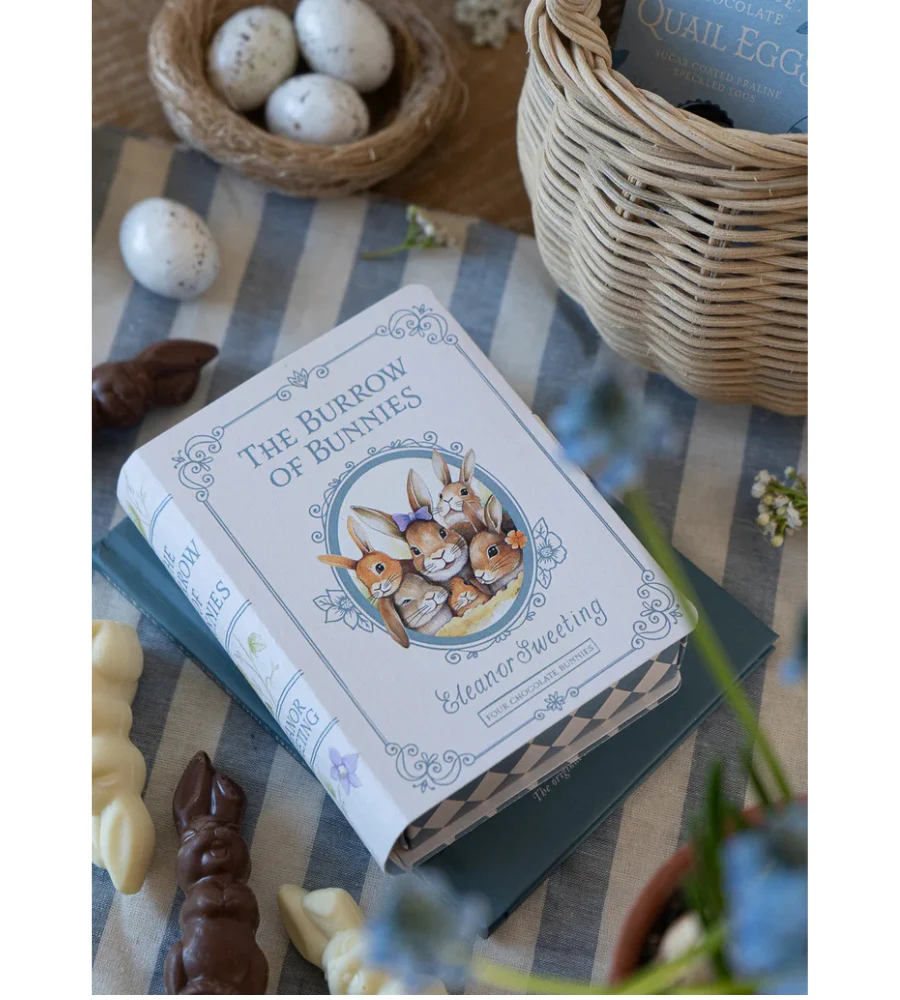 Burrow of Bunnies Book - Chocolate