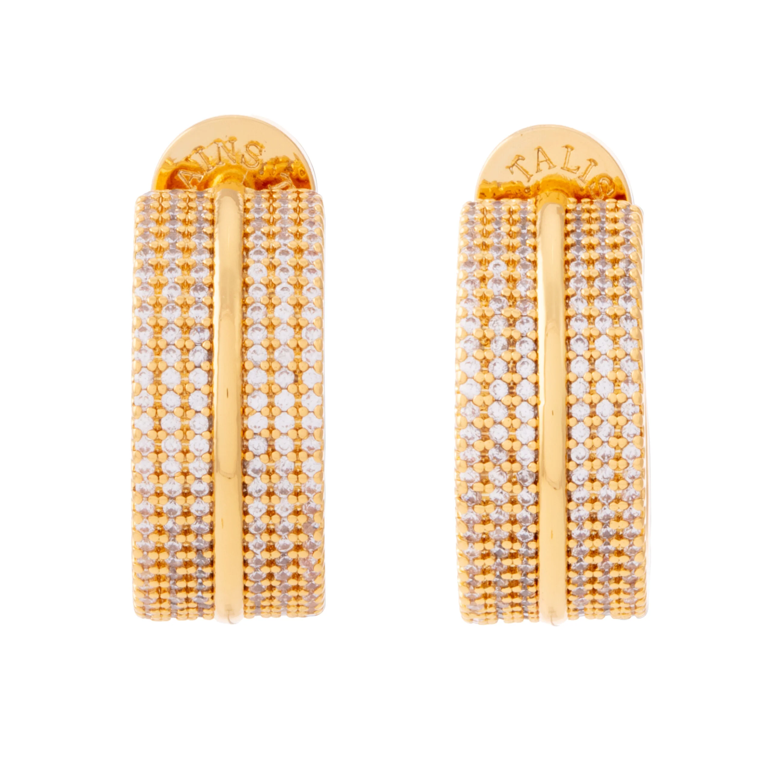 Flat Ridge Hoops - CZ - Image 2