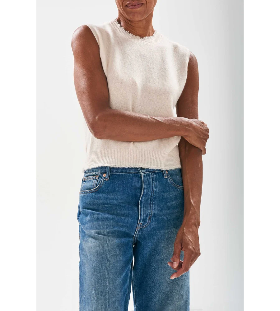 Distressed Tank - Jasmine
