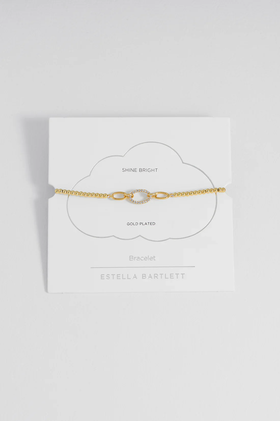 EBB7142G Oval Link CZ Louise Bracelet - Image 3