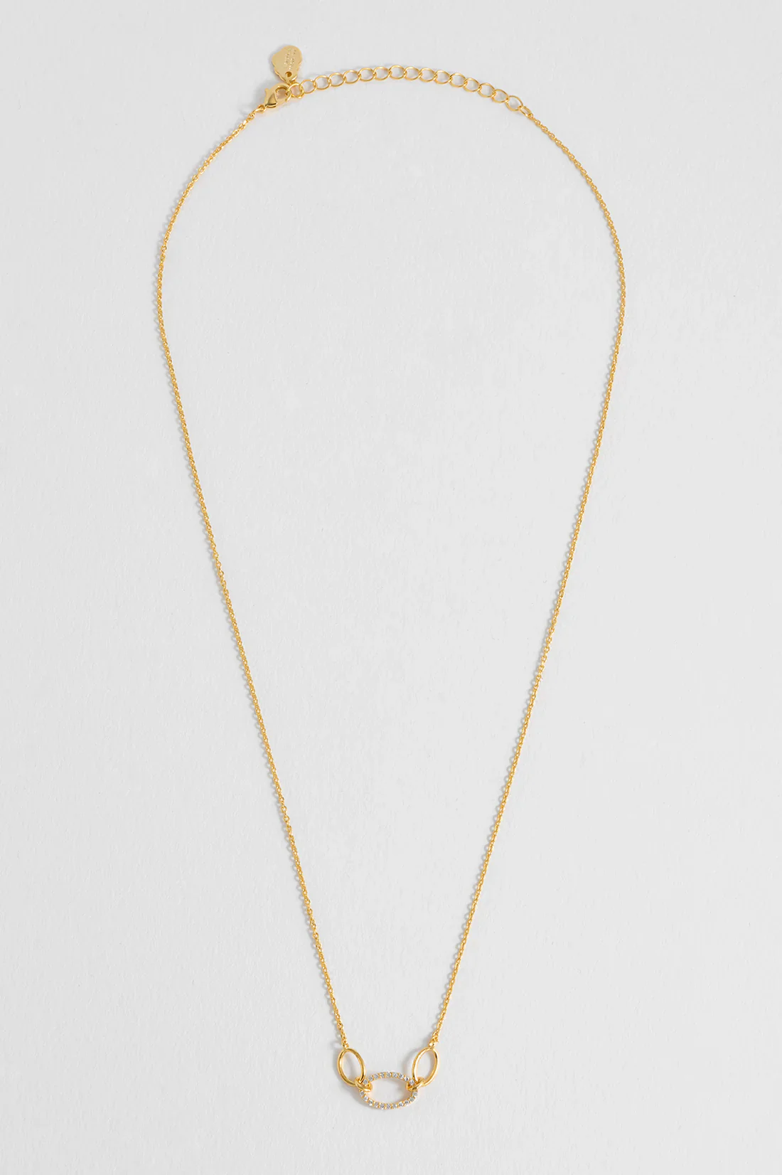 EBN7102G Oval Link Chain Necklace - Image 3