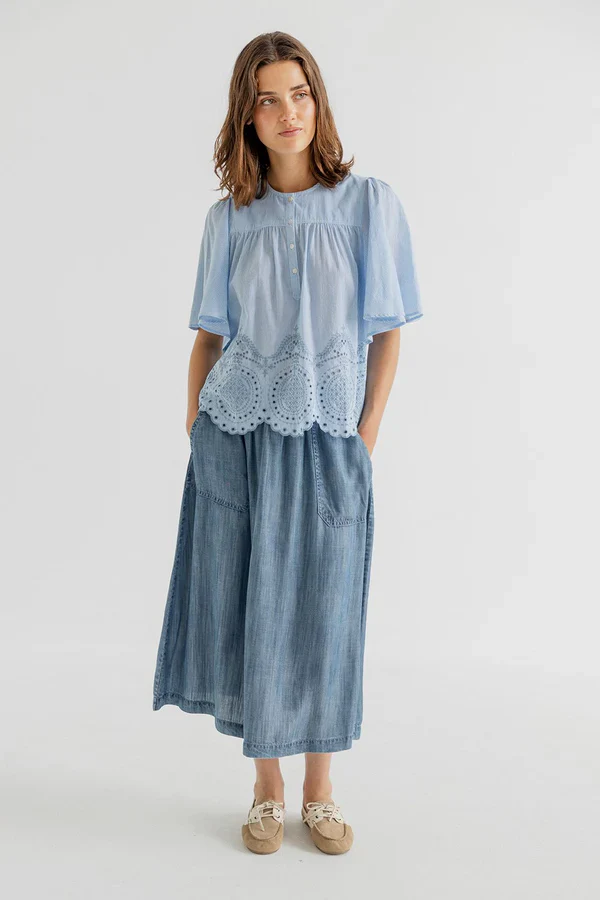 Hanna Skirt - Indigo - Image 3