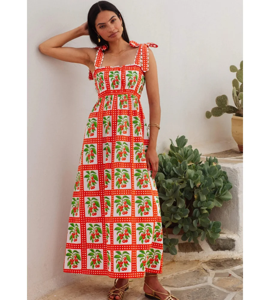 Immy Dress - Cherry Picnic