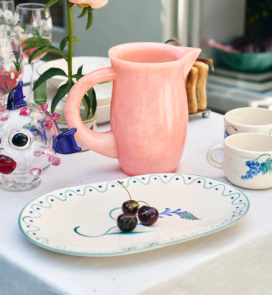 Indigo Flora Serving Platter Multicolour - Image 3