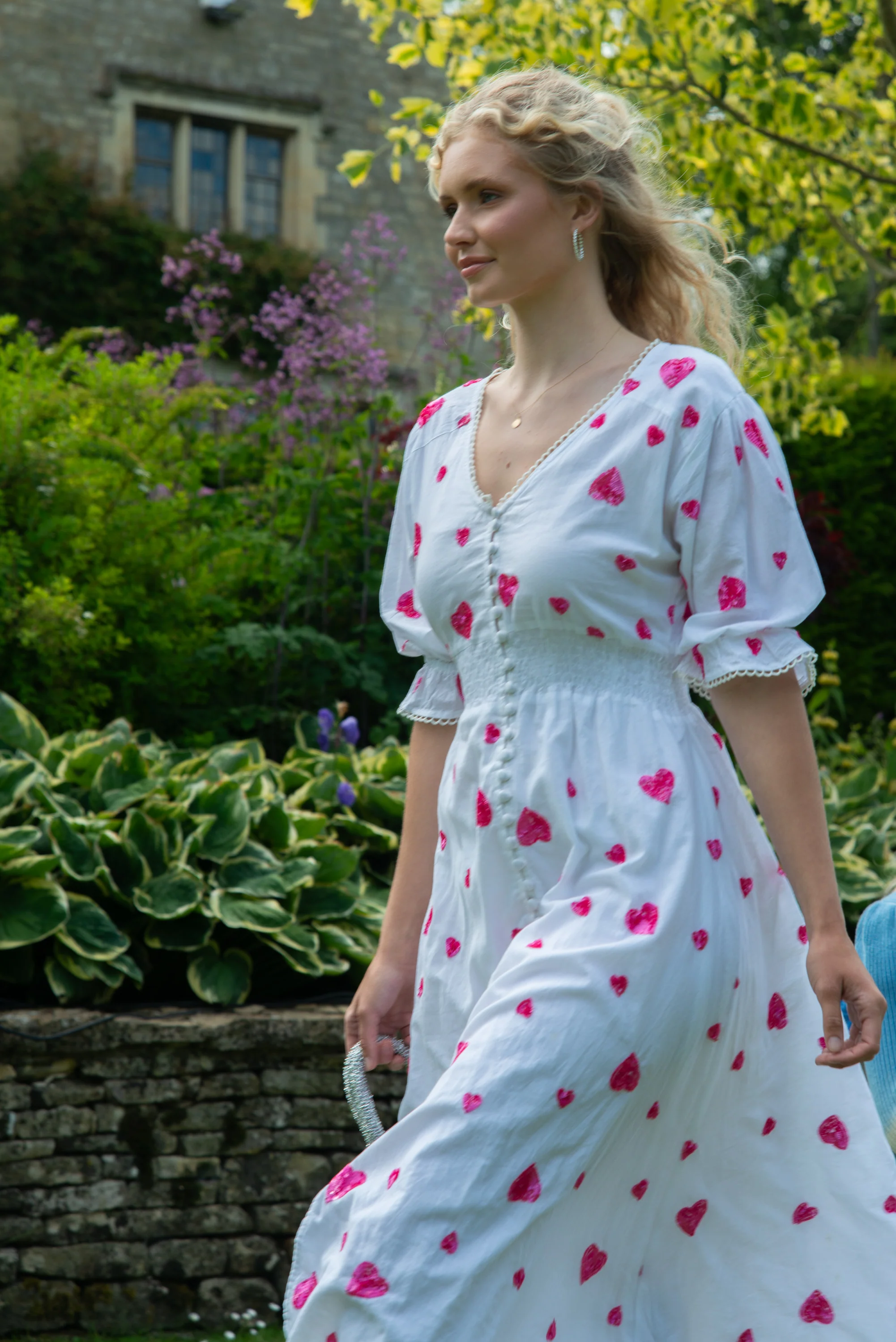 Lucy Rose Pink Heart Sequin Dress - Image 7