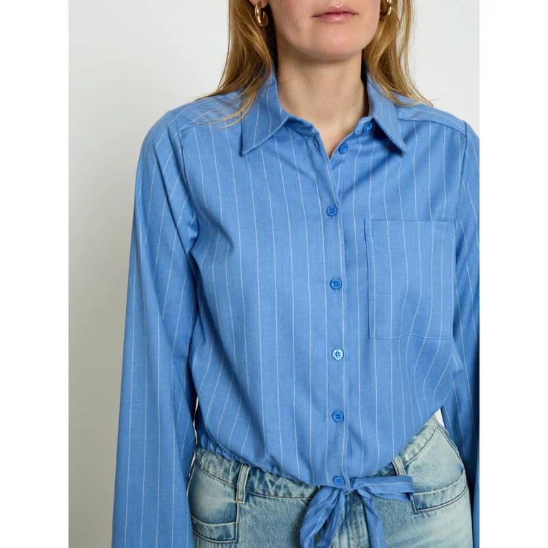 MSOdelia Shirt - Skyway Blue Stripe - Image 2