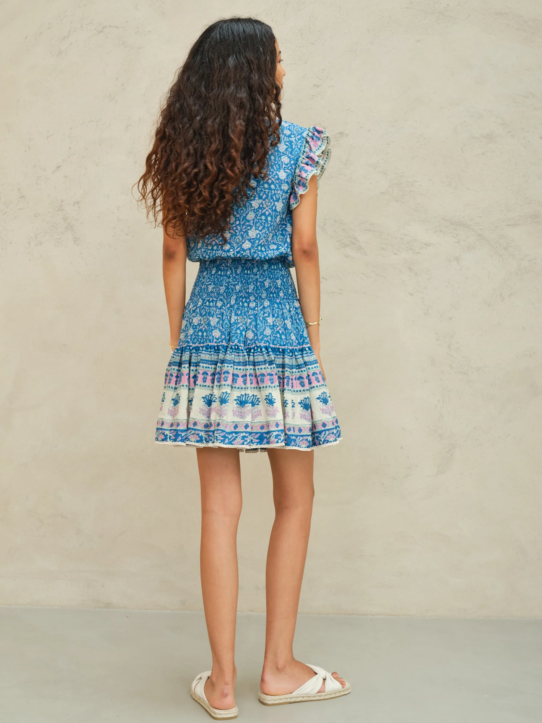 PRE-ORDER Myla Print Short Dress - Multi - Image 5