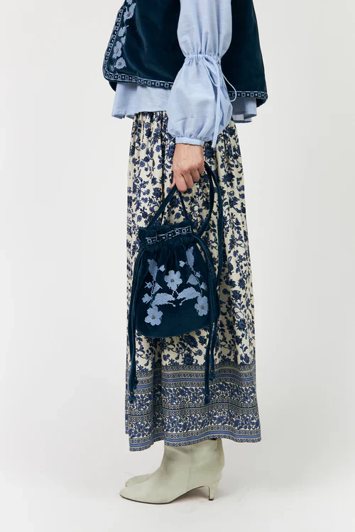 MyraLL Maxi Skirt - Blue - Image 3