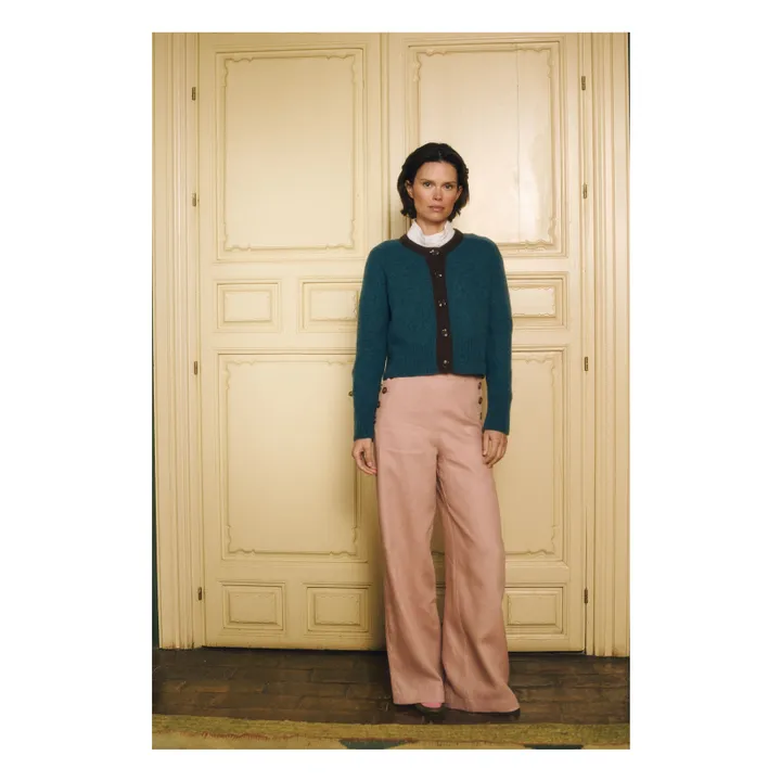 Pablo Pants - Misty Rose Linen - Image 2