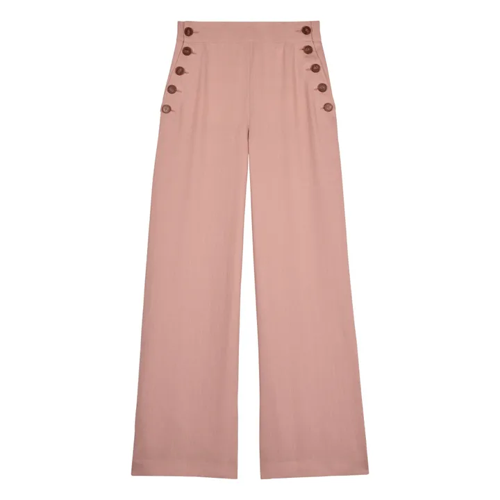 Pablo Pants - Misty Rose Linen - Image 4