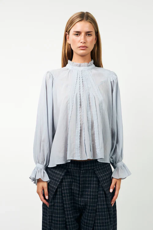 PresleyLL Shirt - Dusty Blue - Image 4