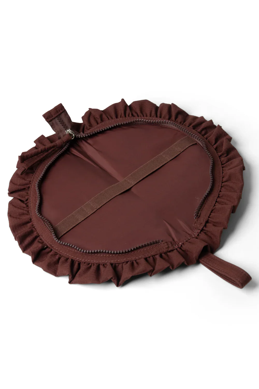 Ruffle Half Moon Make Up Bag - Image 3