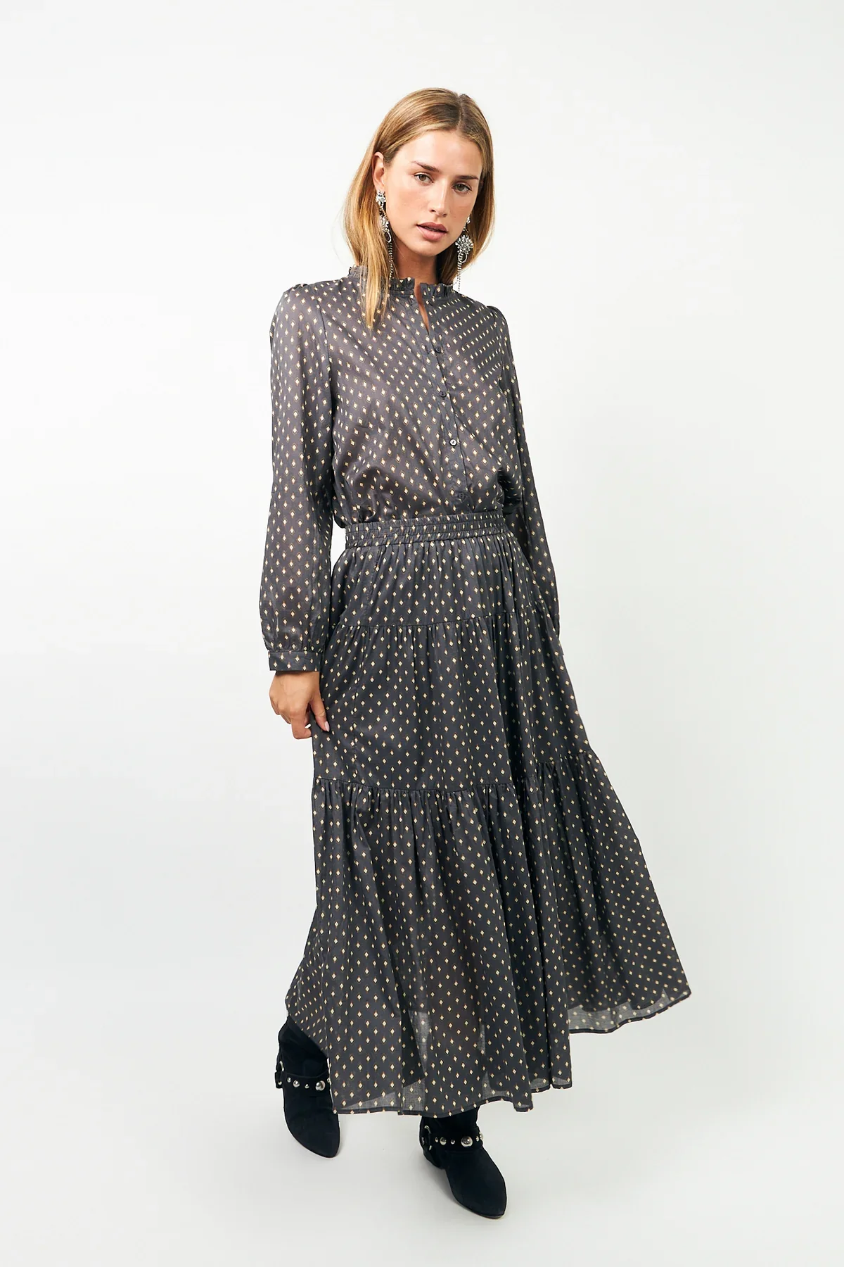 SunsetLL Maxi Skirt - Dark Blue - Image 3