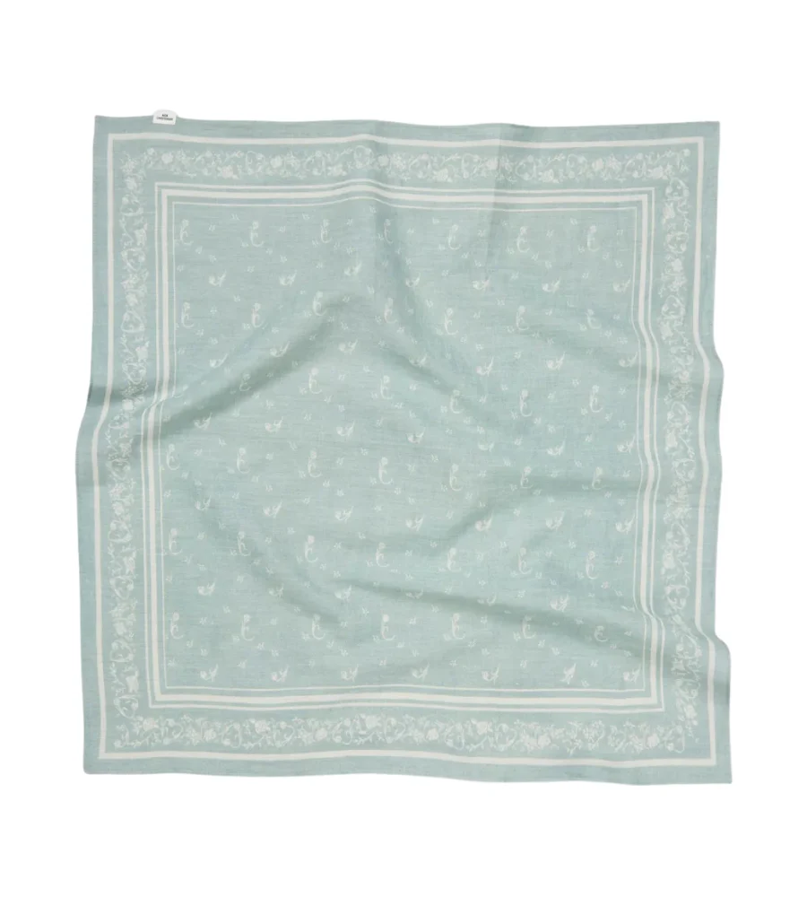 Tulipa Cotta Scarf - Silver Blue - Image 2