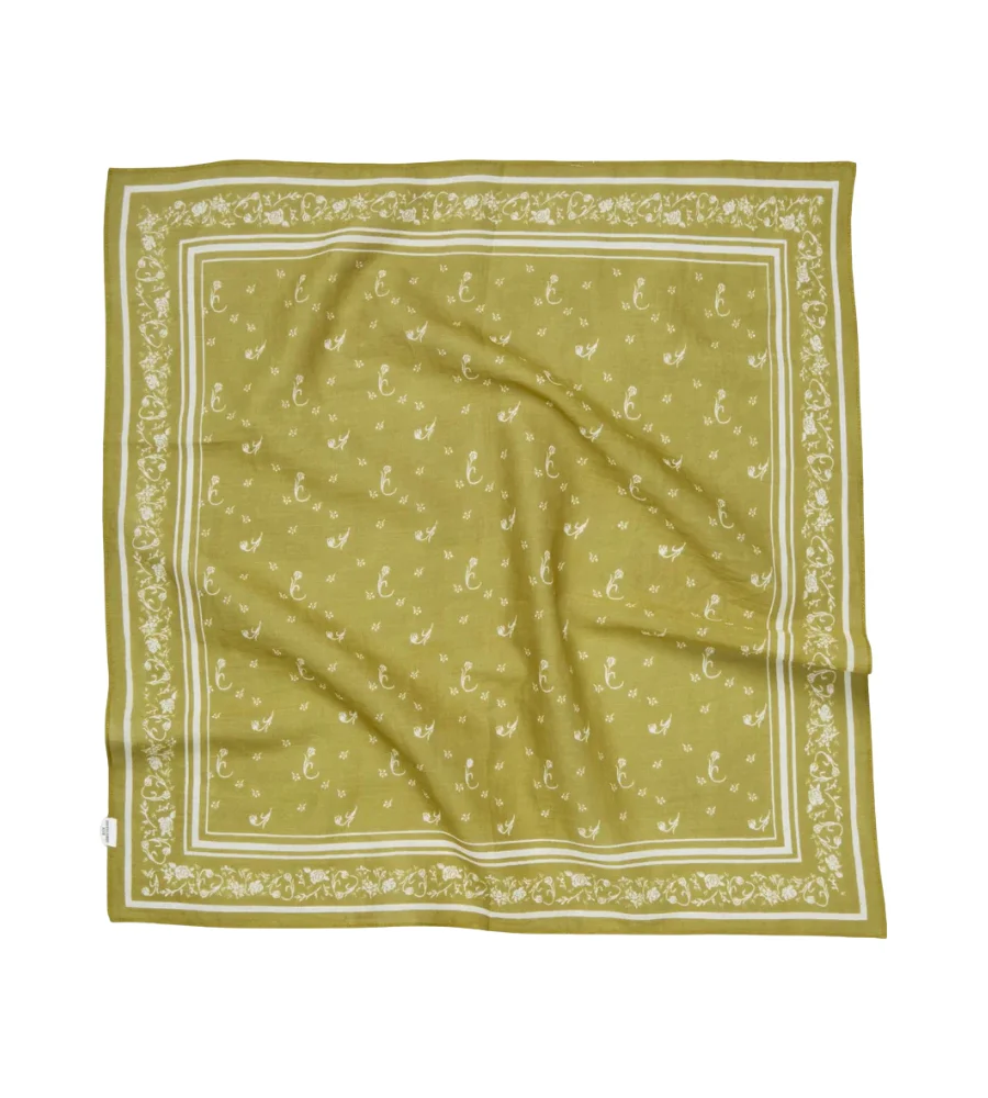 Tulipa Cotta Scarf - Khaki Green - Image 2