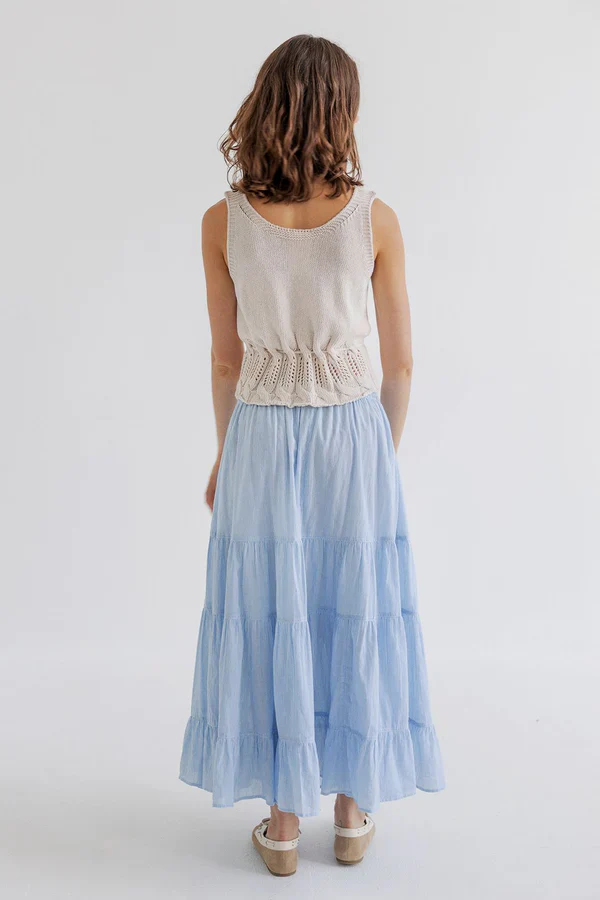 Vaka Knit Top - Chalk - Image 3