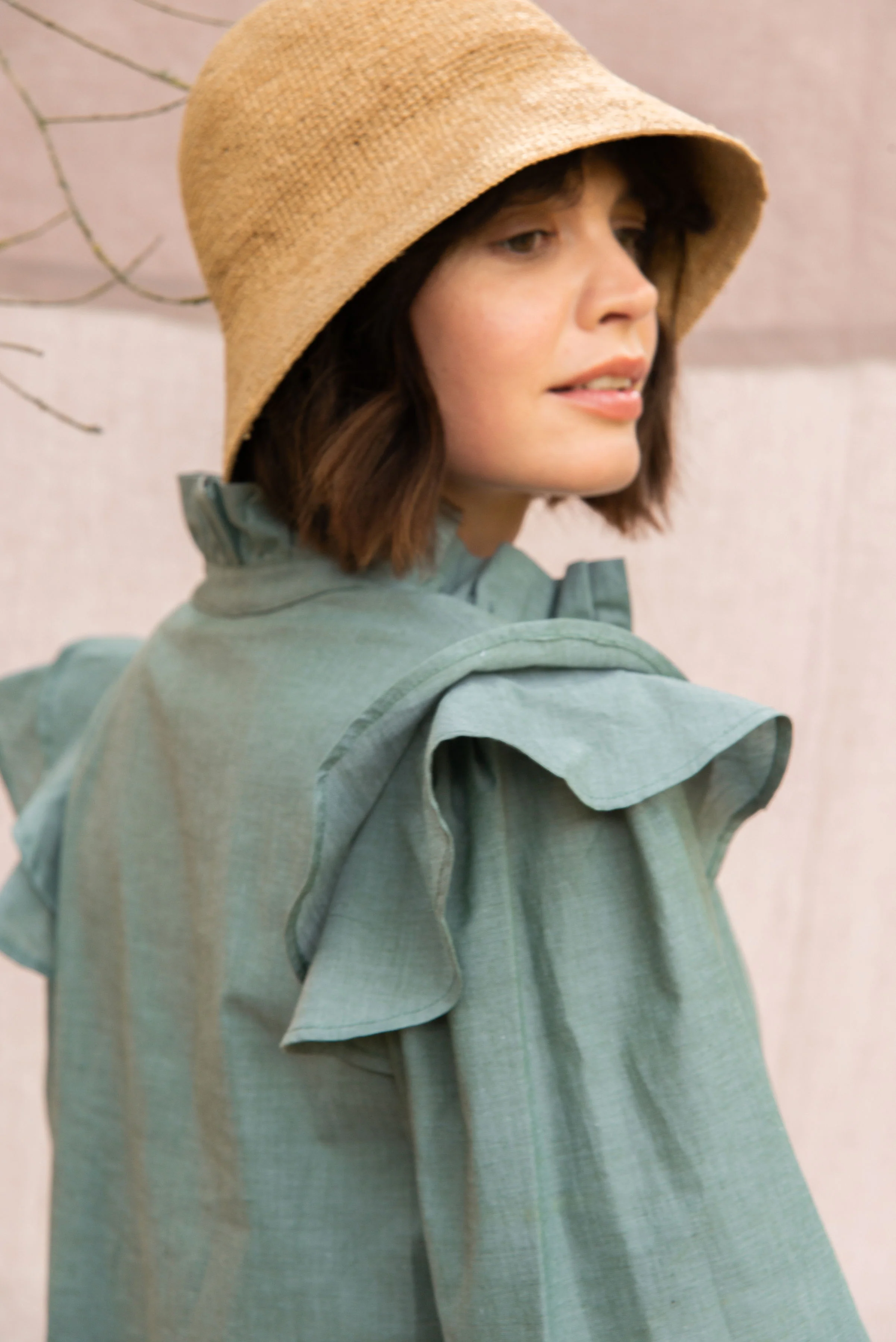 Willow Blouse in Green - Image 4